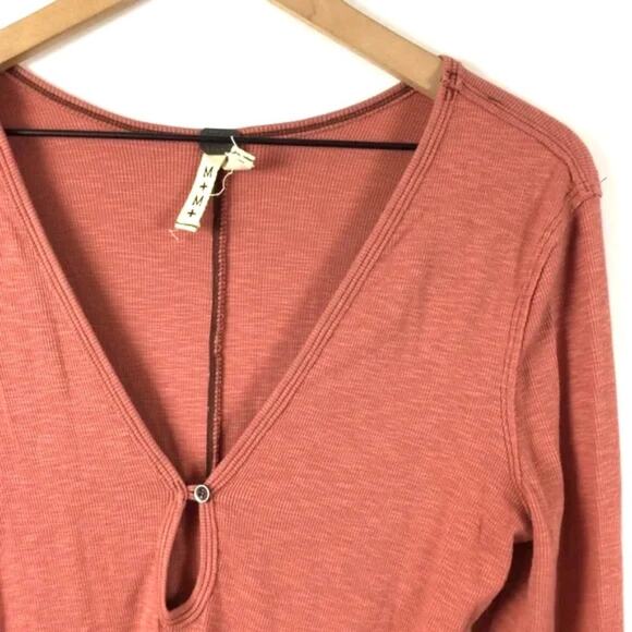 Free People ‘Tate’ Long Sleeve Top, Size Medium - Picture 2 of 4